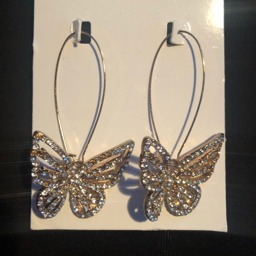 H&M Butterfly Earrings